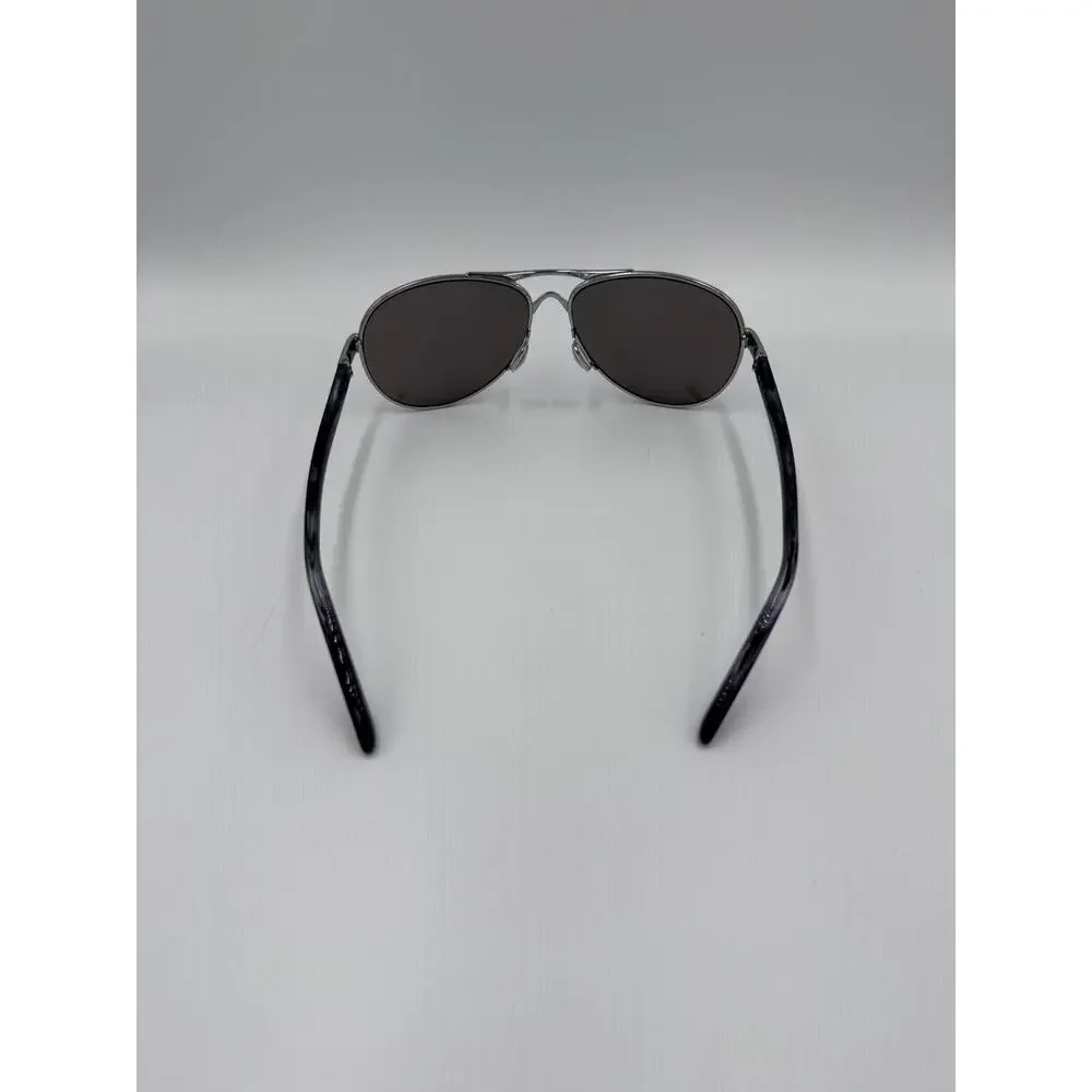 New Oakley OO4079 FEEDBACK Polished Chrome Prizm Saphire Eyeglasses